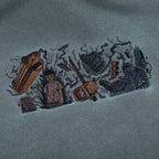 "super kid" Hoodie blue