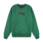 "super kid" crewneck green