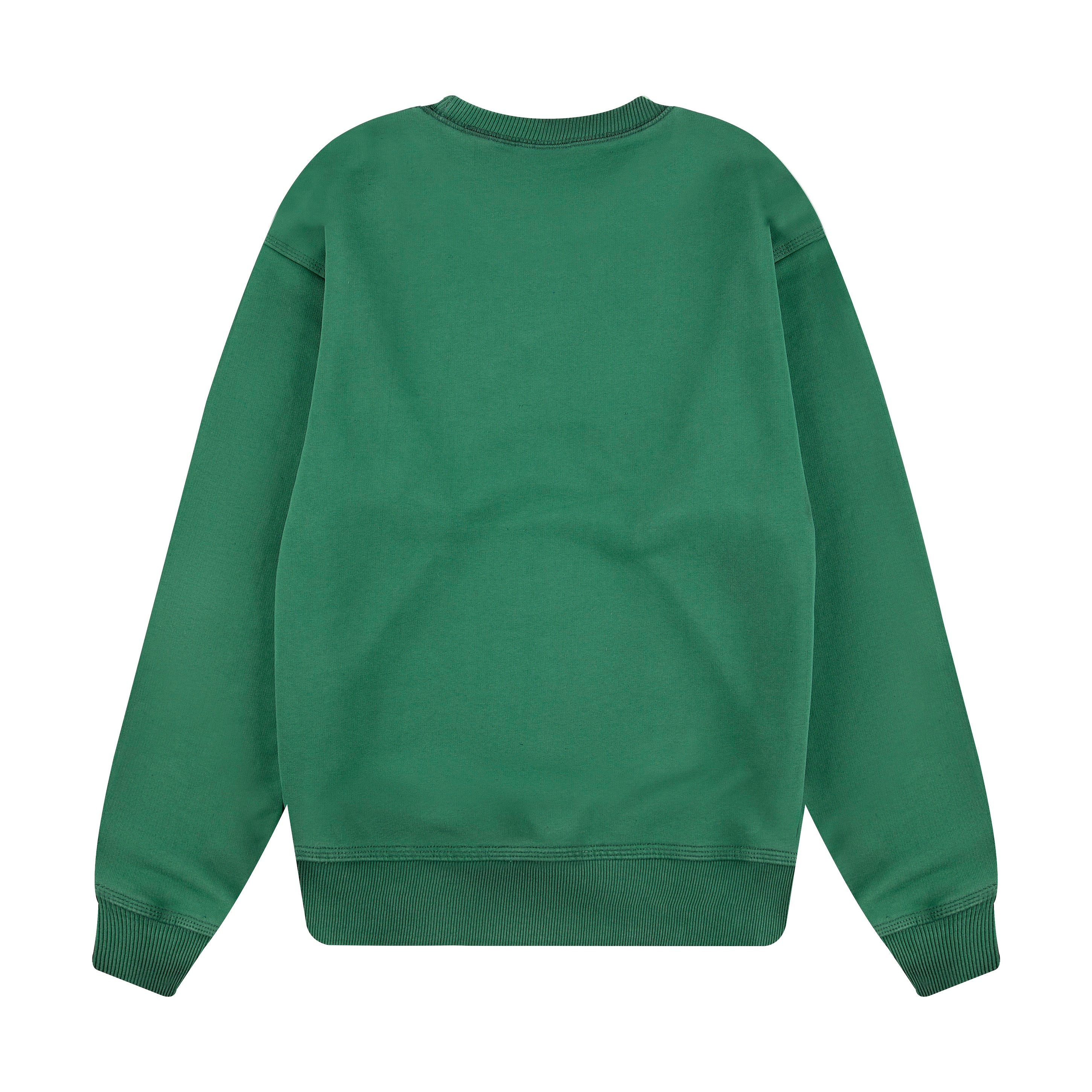 "super kid" crewneck green