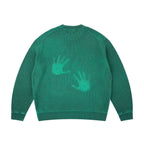 "super kid" heat reactive knit green