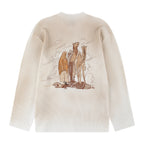 "yasmin v3" waffle long sleeve off white