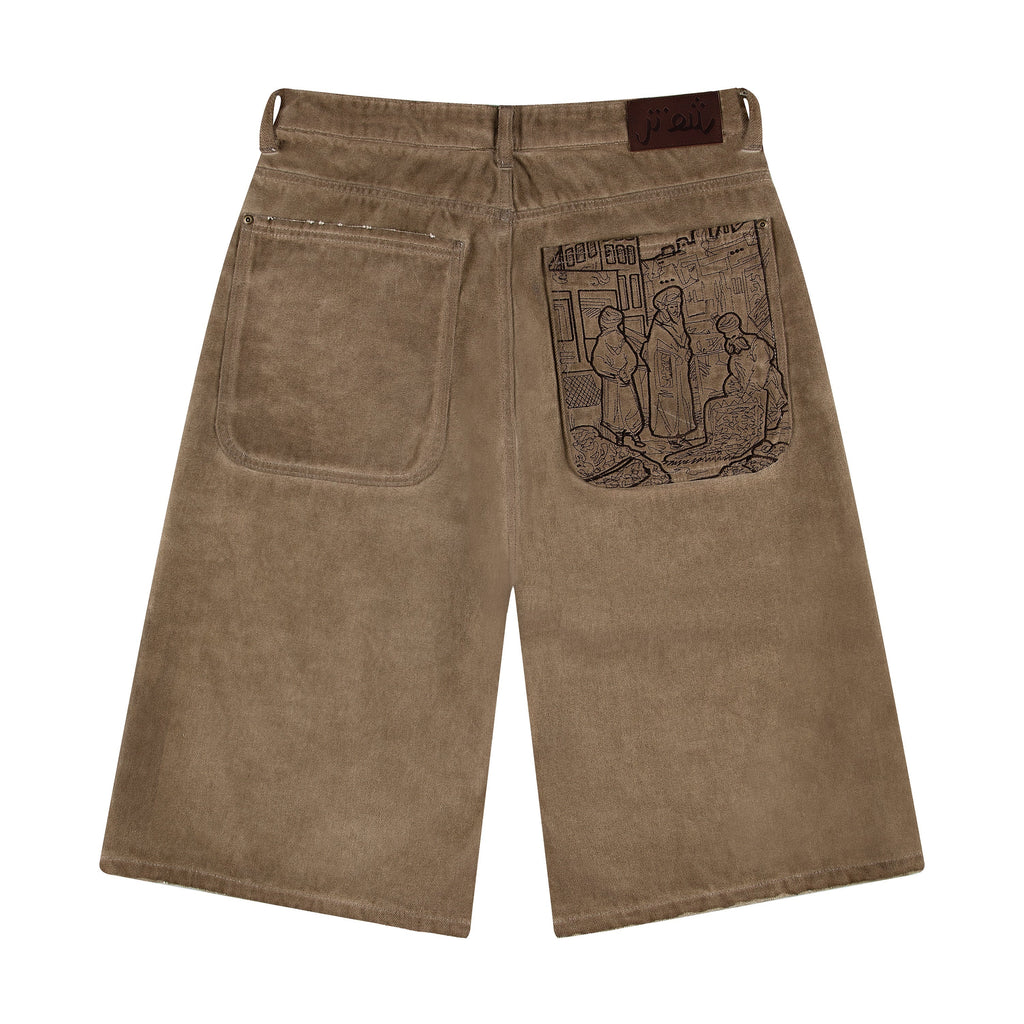 "yasmin v3" Jorts oil washed