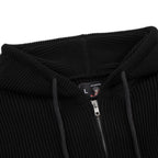 "yasmin v3" Zip Up knit black