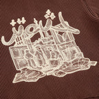 "yasmin v3" Zip Up knit brown