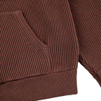 "yasmin v3" Zip Up knit brown