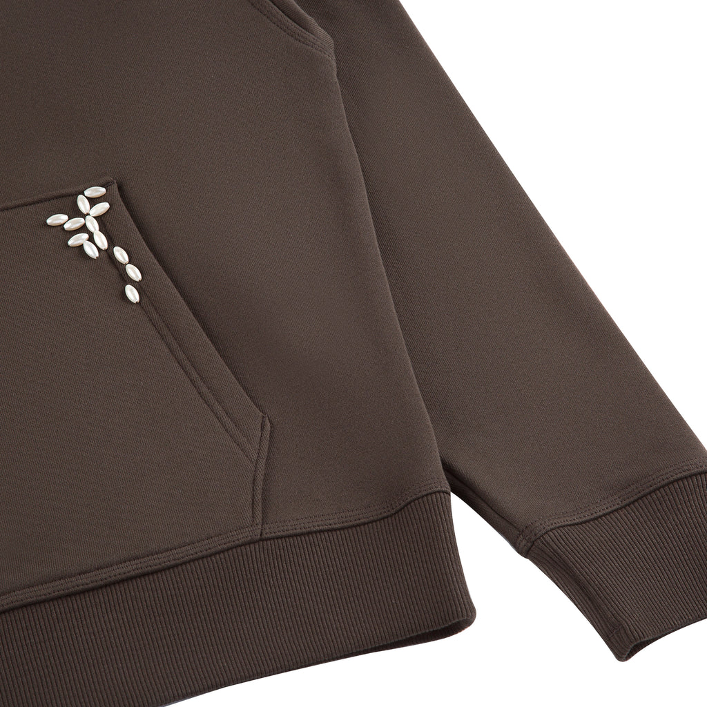 "awakening" Hoodie brown