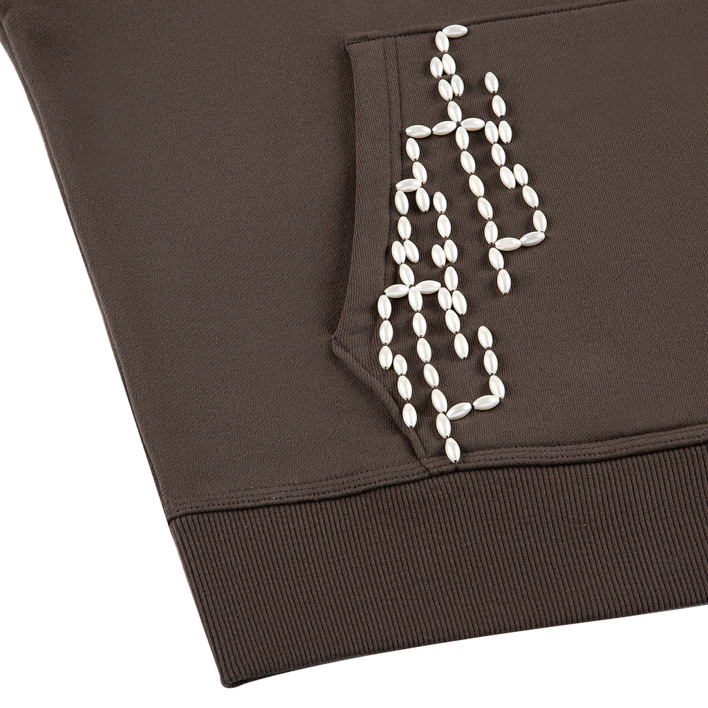 "awakening" Hoodie brown