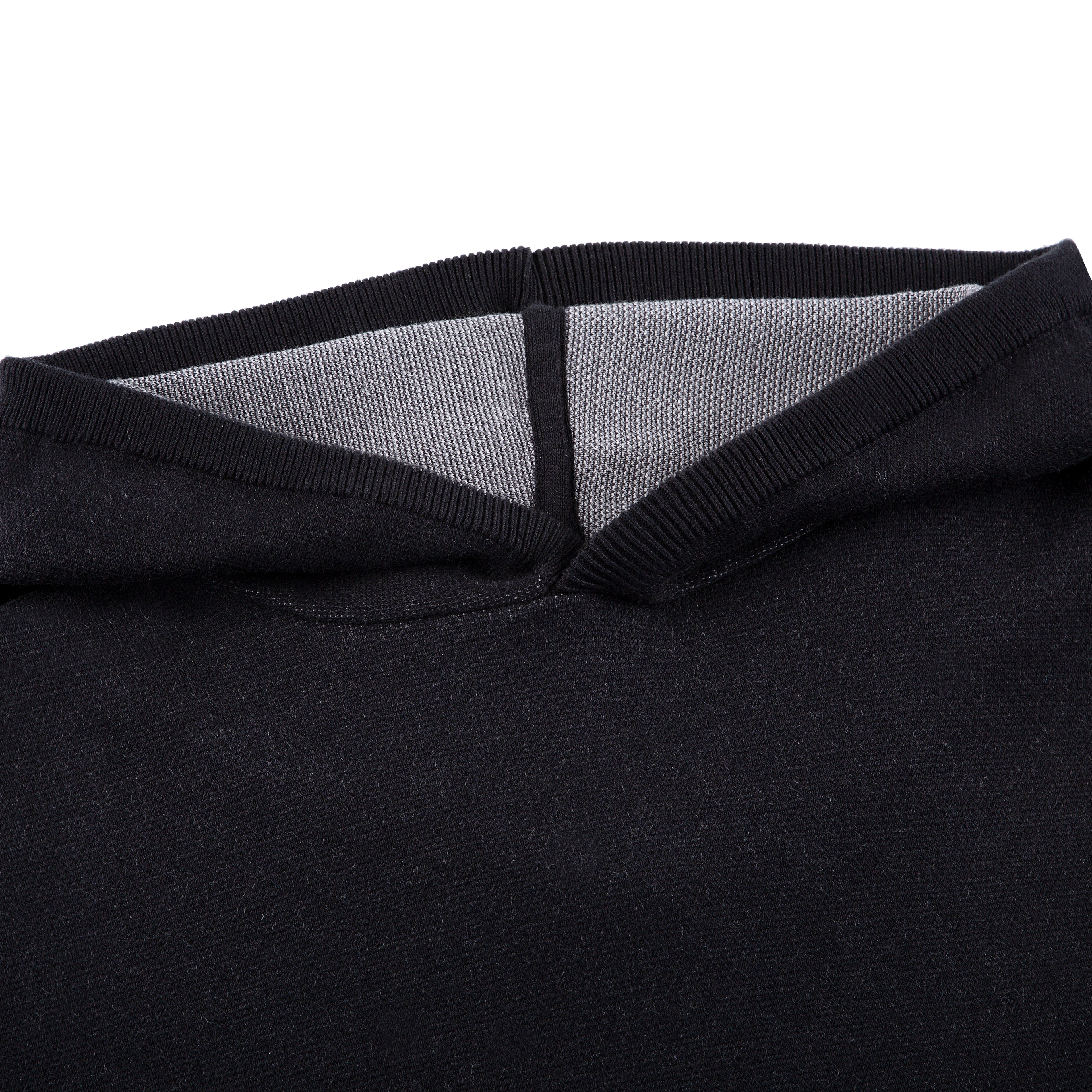 "awakening" knit Hoodie black