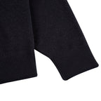 "awakening" knit Hoodie black