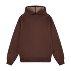 "awakening" knit Hoodie brown
