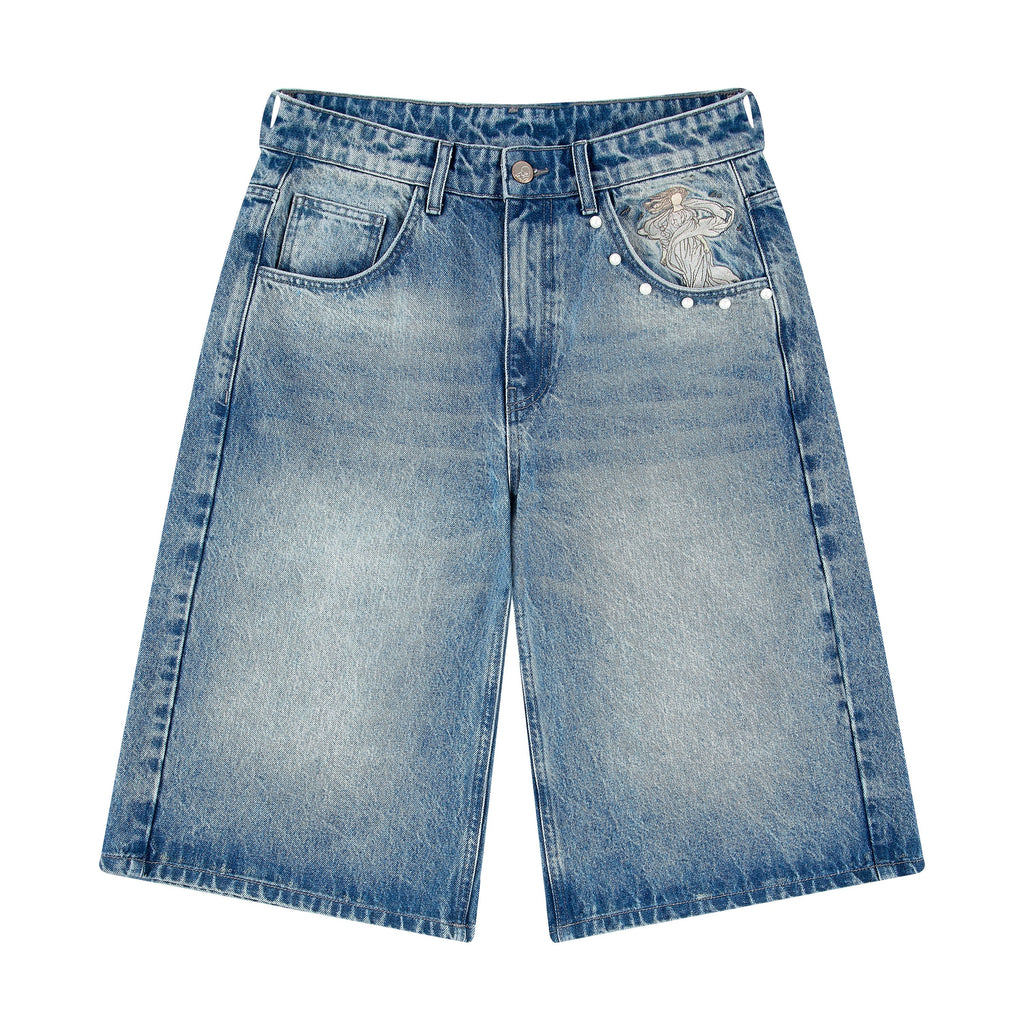 "awakening" Jorts blue