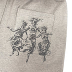 "mosaic" Jogger grey melange