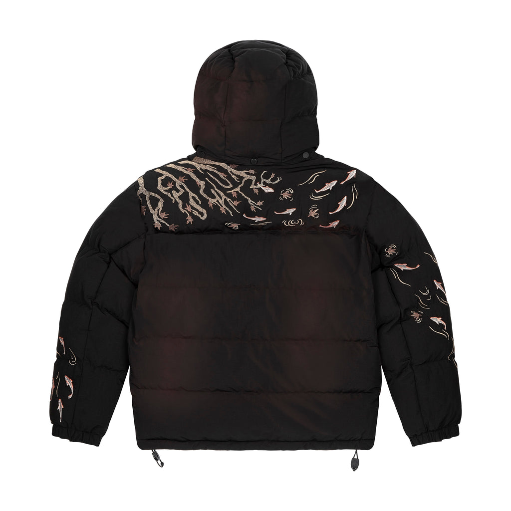 "koi fish" Puffer black