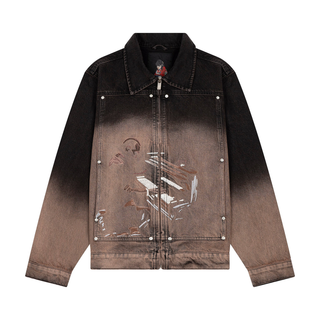 "jazz v2" denim Jacket black