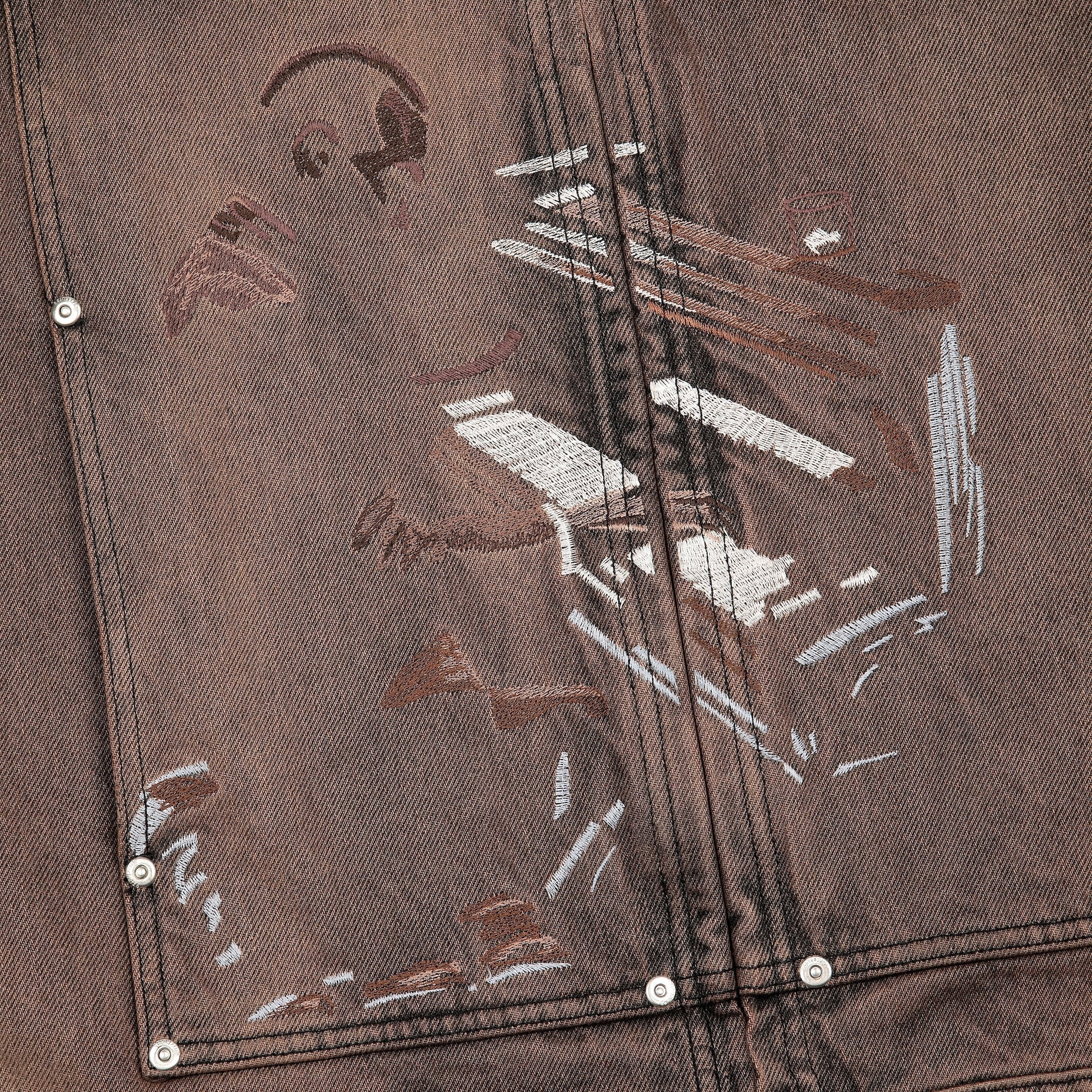 "jazz v2" denim Jacket black