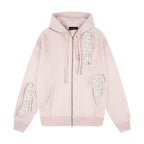 "lotus" Zip Up pink
