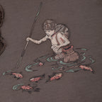 "lotus" Hoodie brown