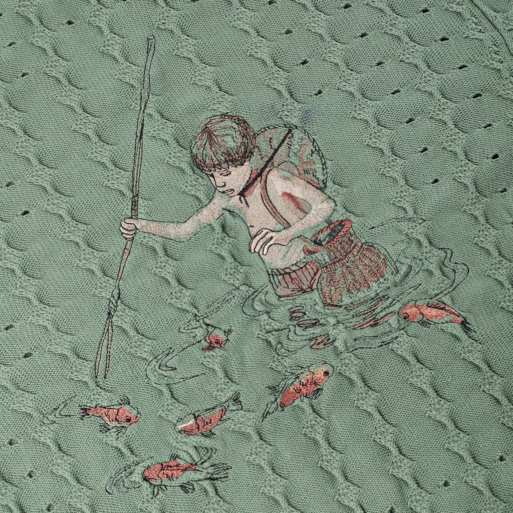 "lotus" longsleeve knit green