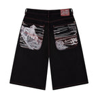 "lotus" Jorts black