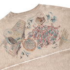 "lotus" T shirt sage green