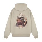 "lotus" Hoodie sage green