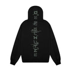 "sashiko" Hoodie black
