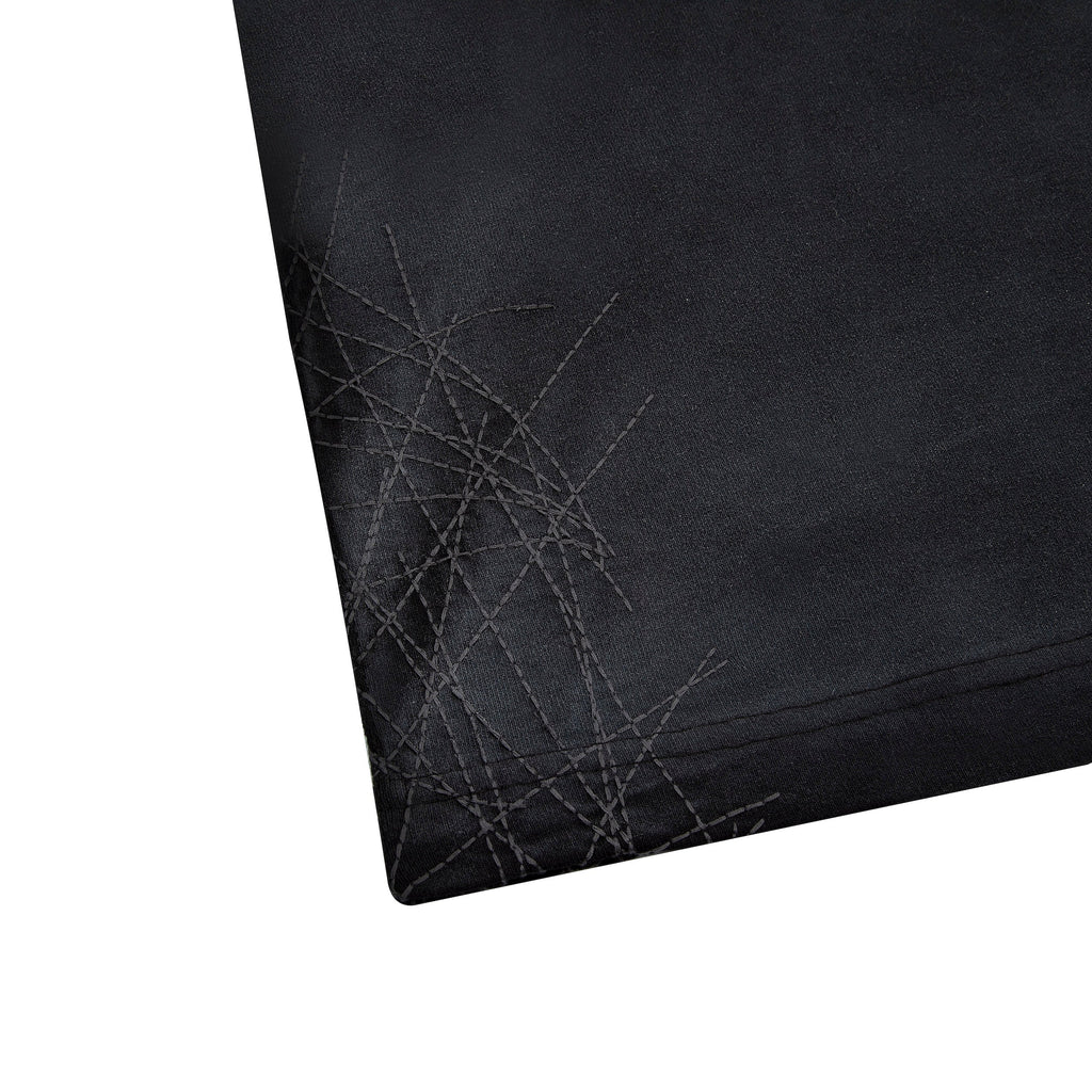 "sashiko" T Shirt black