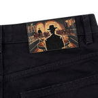"western" Denim black
