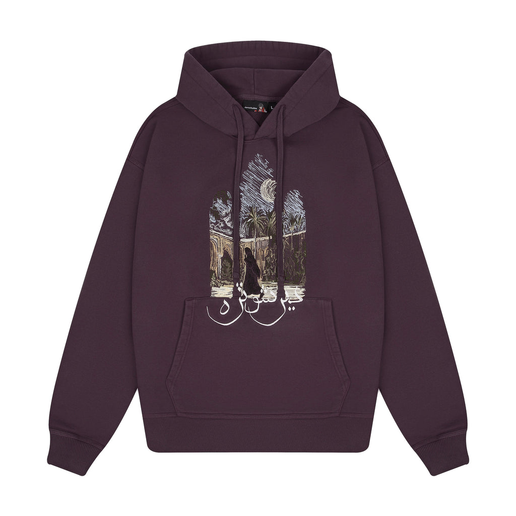 "aziza" Hoodie purple