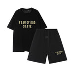 FW24 STATE T-Shirt / Shorts / Set - Black