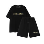 Homecoming T-Shirt / Shorts / Set - Black