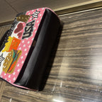 Chrome Heart Leather Bag Las Vegas Themed Embroidered Tote