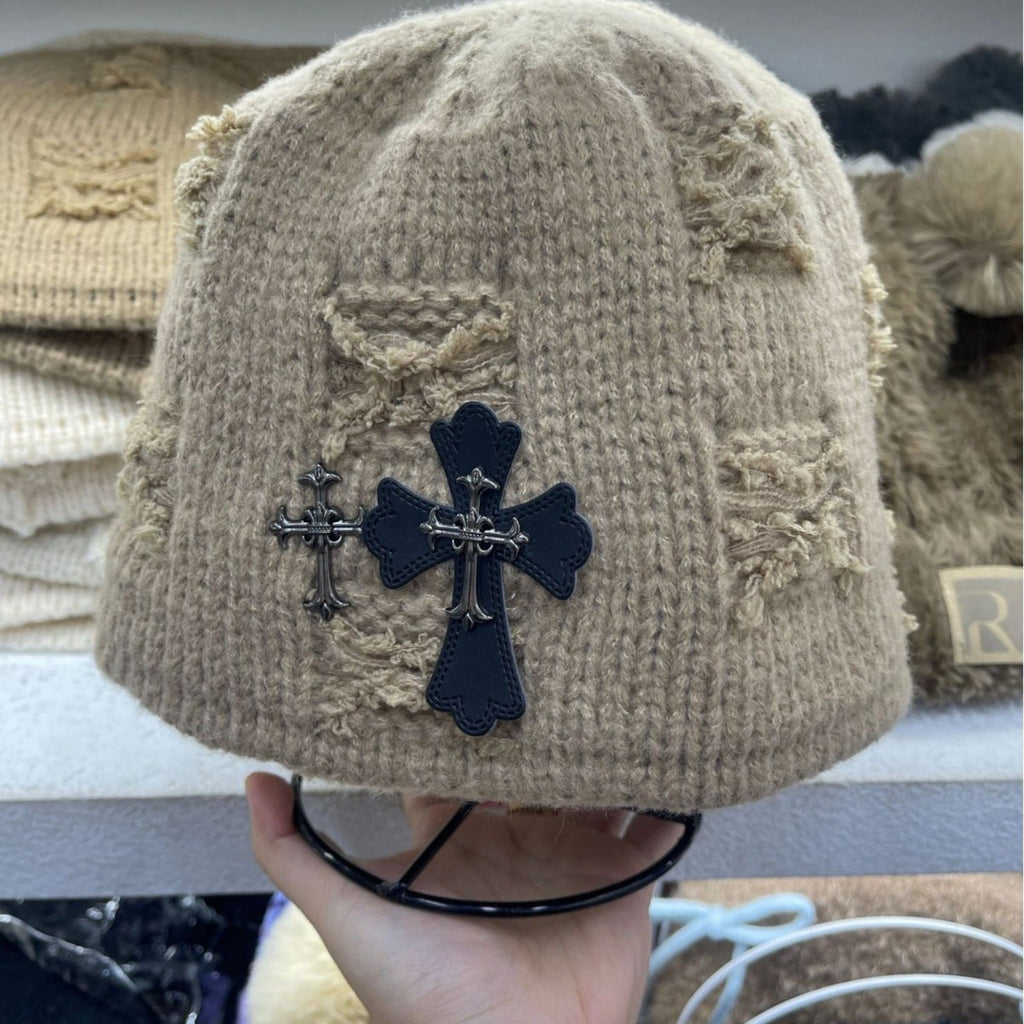 Chrome Heart Beanie Bucket Hat Winter