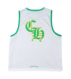 Chrome Hearts Green Reversible Mesh Basketball Jersey