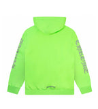 Chrome Hearts Vertical Logo Hooded Sweatshirt Neon Green