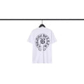 CHH Chrome Heart T Shirts Sanskrit Cross Print Loose Short Sleeve T-Shirt