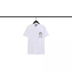 CHH Chrome Heart T Shirts Crowe Scroll Heart Color Cross Print Crew Neck Short Sleeve