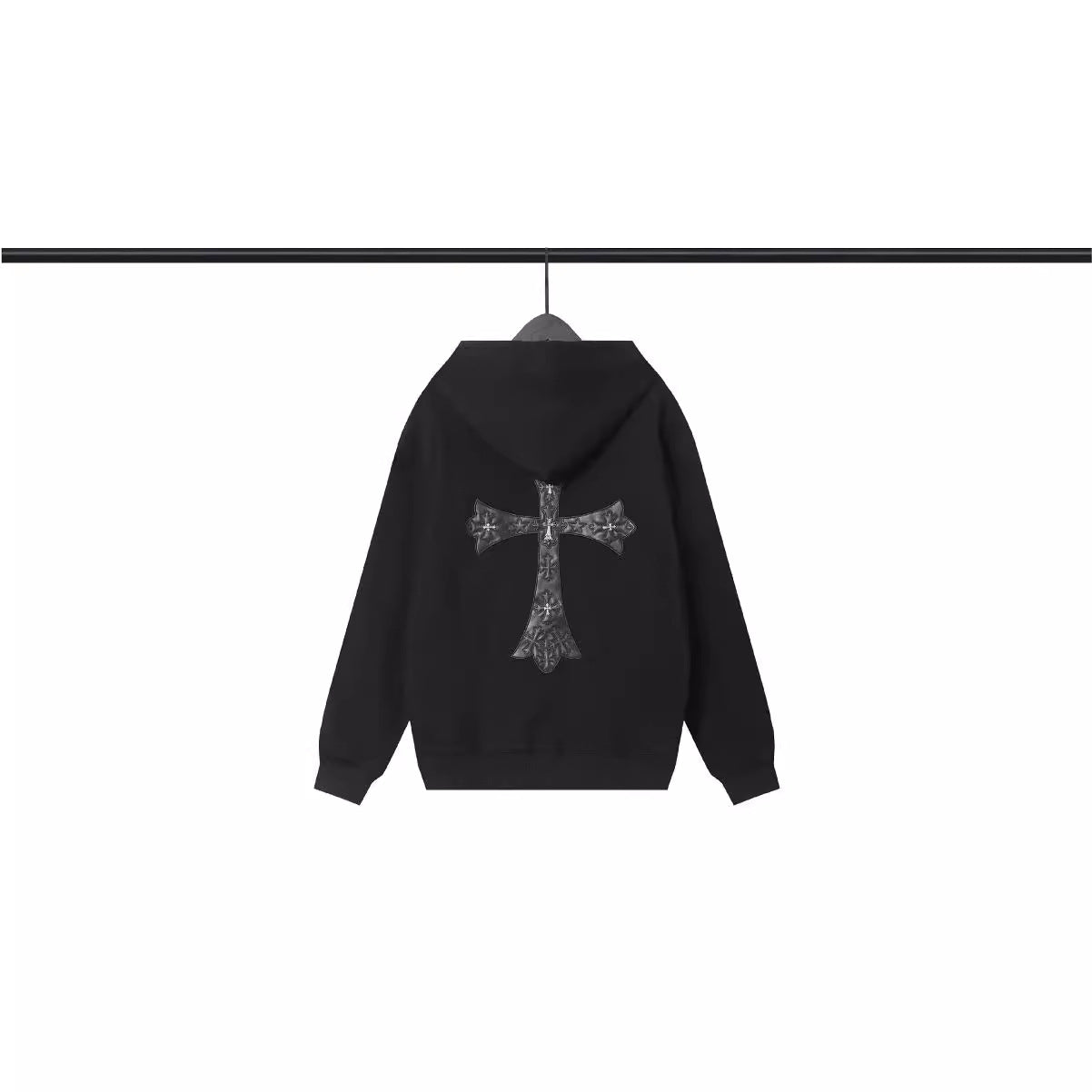 Chrome Heart Hoodie Croix Cross Hooded Sweater Loose Zip Hoodie