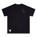CHH Chrome Heart T Shirts Croix Printed Short Sleeve T-Shirt Loose