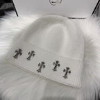 Chrome Heart Beanie Knitted Hat Autumn Winter