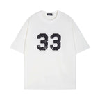 CHH Chrome Heart T Shirts Horseshoe Cross Print Short Sleeve T-Shirt