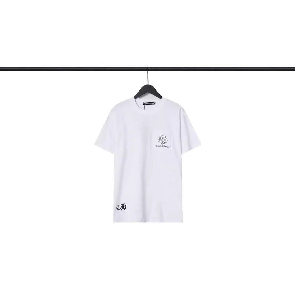 CHH Chrome Heart T Shirts Chromes Matty Printed Short Sleeve Casual T-Shirt