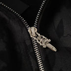 Chrome Heart Hoodie Loren Dark Pattern Ten Raven Hoof Fan Loose Jacket