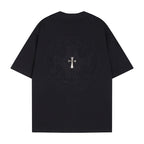 CHH Chrome Heart T Shirts Crowe T-Shirt Summer Short Sleeve Street Hip Hop