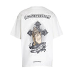 CHH Chrome Heart T Shirts T-Shirt Loose Cross Print