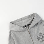 Chrome Heart Hoodie Crowe Hooded Sweater Cardigan Zip Long Sleeve Jacket