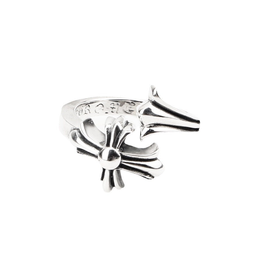 Chrome Heart Ring Personality Fashion