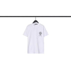 CHH Chrome Heart T Shirts Croix Cross Color Leather Printed Short Sleeve T-Shirt