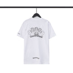 CHH Chrome Heart T Shirts Sanskrit Color Printing Loose Casual Crew Neck Short Sleeve T-Shirt