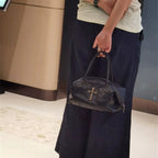 Chrome Heart Leather Bag Large Capacity Shoulder Bag